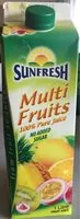Mängden socker i Sunfresh Multi Fruits Juice