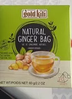 Mängden socker i Natural ginger bag