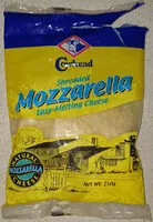 Mängden socker i Shredded Mozzarella Cheese
