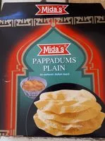 Mängden socker i Pappadums Plain