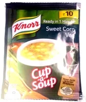 Mängden socker i Cup-a-Soup Sweet Corn Veg