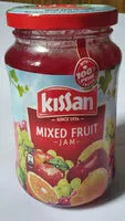 Mängden socker i Kissan Mix Fruit Jam