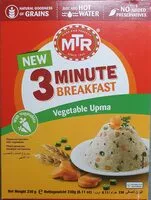 Mängden socker i 3 minute breakfast vegetable upma