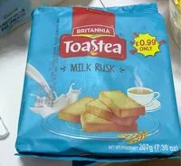 Mängden socker i Toastea Milk Rusk
