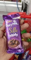 Mängden socker i Cadbury dairy milk silk bubbly