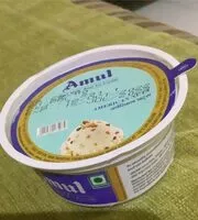 Mängden socker i Amul nutty ice ceam