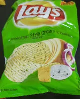 Mängden socker i Lays american style cream and onion
