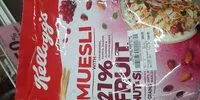 Mängden socker i Kelloggs muesli crunchy fruit (2)