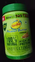 Mängden socker i Peanut Butter 100% Natural Crunchy