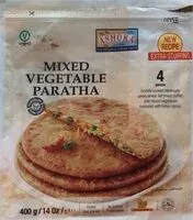 Mängden socker i Mixed vegetable Paratha