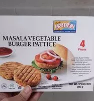 Mängden socker i Masala vegetable burger pattice