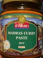 Mängden socker i Madras Curry Paste hot