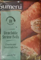 Mängden socker i Vegetable Spring Rolls