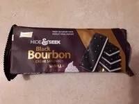 Mängden socker i Hide & Seek Black Bourbon Creme Sandwich - Vanilla