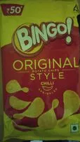 Mängden socker i Bingo! Potato Chips Chilli Sprinkled