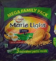 Mängden socker i Marie Light