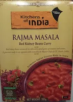 Mängden socker i Rajma Masala Red Kidney Beans Curry 