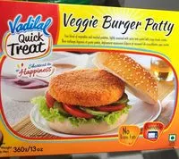 Mängden socker i Veggie burger patty