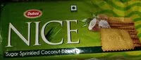Mängden socker i Nice Sugar sprinkled coconut biscuits