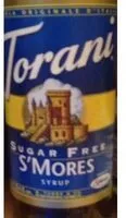 Mängden socker i Sugar Free Syrup, S'Mores