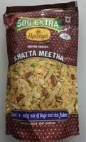 Mängden socker i Haldiram Khatta Meetha Mix 400 GM