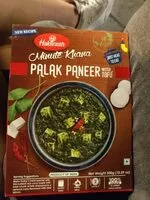 Mängden socker i Palak paneer (Tofu)