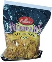 Mängden socker i Haldiram's All In One Mix (400G)