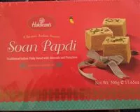 Mängden socker i Soan Papdi