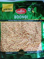 Mängden socker i Boondi salted