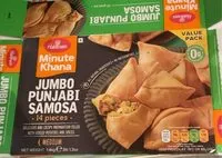 Mängden socker i Jumbo punjabi Samosa