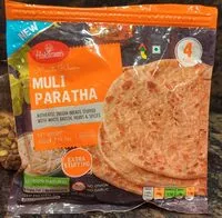Mängden socker i Muli Paratha