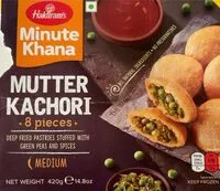Mängden socker i Mutter Kachori, 8 pieces