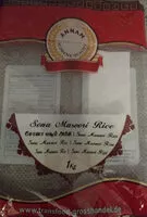 Mängden socker i Sona Masoori Reis