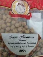 Mängden socker i Sojastücke Medium als Fleischersatz