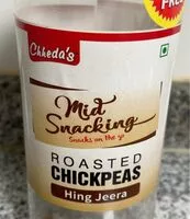 Mängden socker i Roasted Chickpeas Hing Jeera