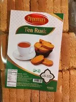 Mängden socker i Tea Rusk