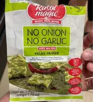 Mängden socker i Palak Paneer