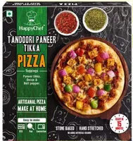 Mängden socker i Happychef Tandoori Paneer Tikka Pizza