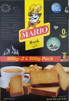 Mängden socker i Mario Cardamon Rusk