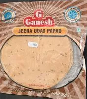 Mängden socker i Jeera udad papad