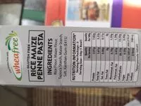 Mängden socker i Gluten Free Rice Maize Penne Pasta