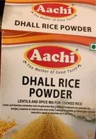 Mängden socker i dhall rice powder