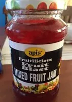 Mängden socker i Fruitilicious Fruit Blast Mixed Fruit Jam