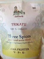 Socker och näringsämnen i Gopala organic products india