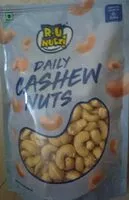 Mängden socker i Cashew nuts