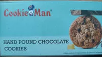 Mängden socker i Cookie man hand pund chocolate cookies