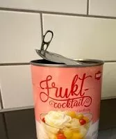 Mängden socker i Fruktcocktail i sockerlag