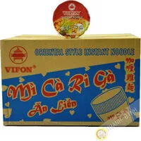 Mängden socker i Soupe Nouille Curry Poulet Bol Ngon Ngon Carton 24X60G