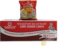 Mängden socker i Soupe Nouille Poulet Curry Vifon 70G Vietnam