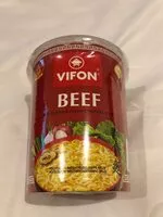 Mängden socker i Vifon Beef